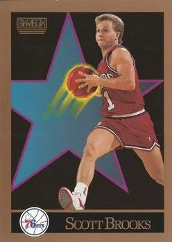 1990-91 SkyBox Scott Brooks SP #212 card image