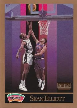 1990-91 SkyBox Sean Elliott #256 card image