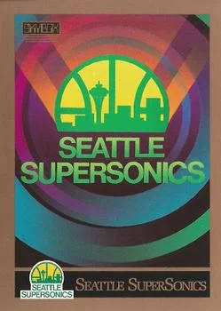 1990-91 SkyBox Seattle SuperSonics Logo/Checklist #352 card image