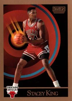 1990-91 SkyBox Stacey King #42 card image