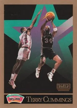 1990-91 SkyBox Terry Cummings #255 card image