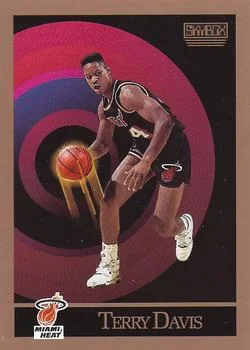 1990-91 SkyBox Terry Davis #144 card image
