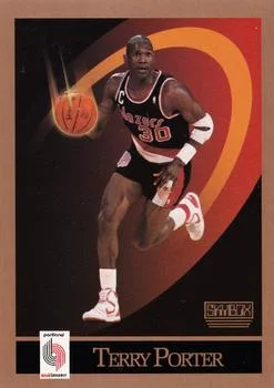 1990-91 SkyBox Terry Porter #238 card image