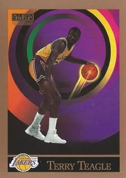 1990-91 SkyBox Terry Teagle #392 card image