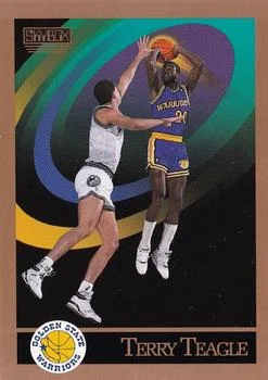 1990-91 SkyBox Terry Teagle SP #102 card image