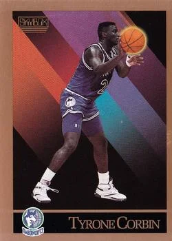 1990-91 SkyBox Tyrone Corbin #169 card image
