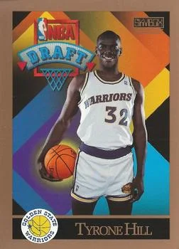 1990-91 SkyBox Tyrone Hill Draft Picks #358 card image