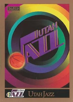 1990-91 SkyBox Utah Jazz Logo/Checklist #353 card image