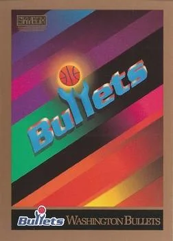 1990-91 SkyBox Washington Bullets Logo/Checklist #354 card image