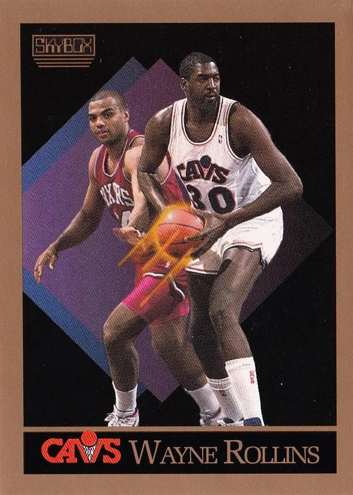 1990-91 SkyBox Wayne Rollins SP"Wayne" on front #57 card image
