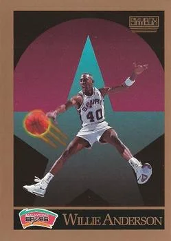 1990-91 SkyBox Willie Anderson #252 card image