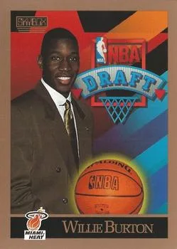 1990-91 SkyBox Willie Burton Draft Picks #360 card image