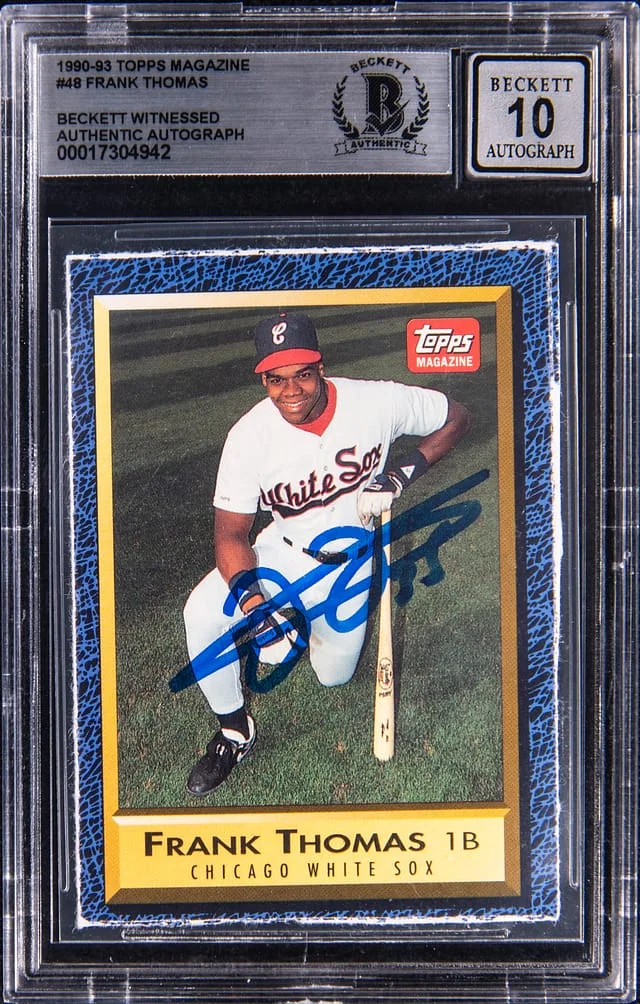 1990-93 Topps Frank Thomas Magazine #48 card image