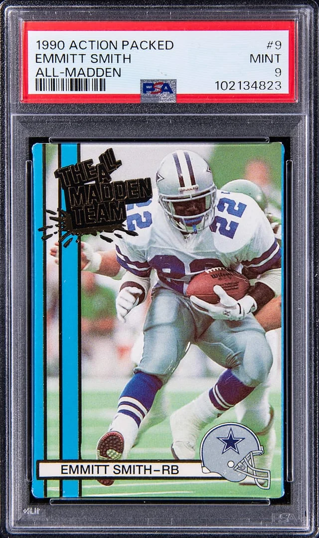1990 Action Packed All-Madden Emmitt Smith #9 card image