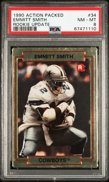 1990 Action Packed Update Emmitt Smith #34 card image