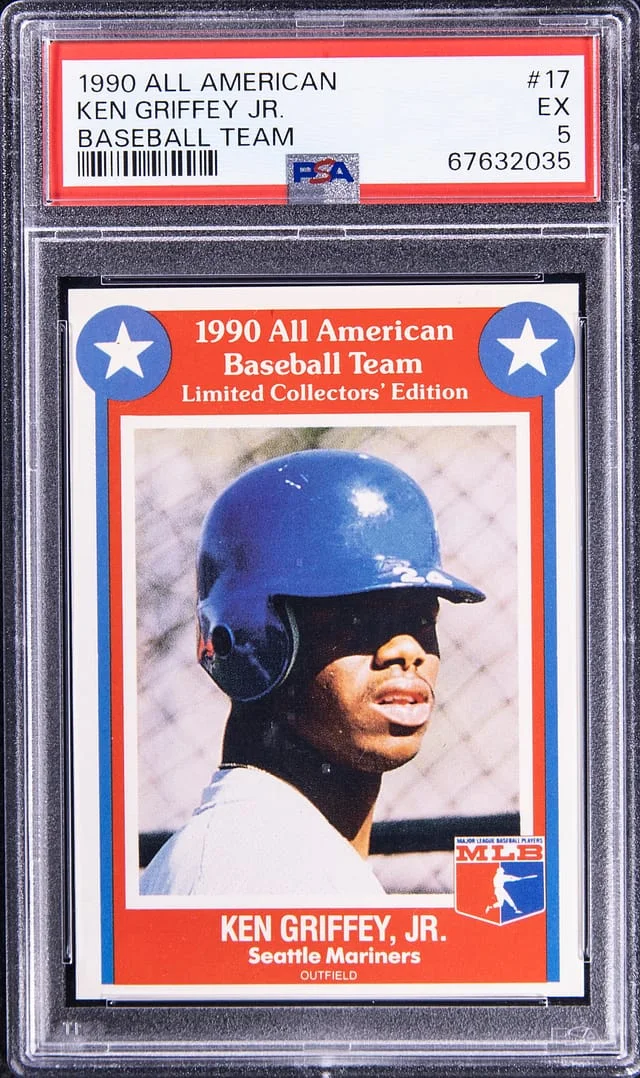 1990 All American Baseball Team Ken Griffey Jr. #17 card image