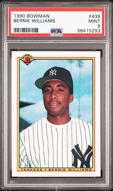 1990 Bowman Bernie Williams #439 card image