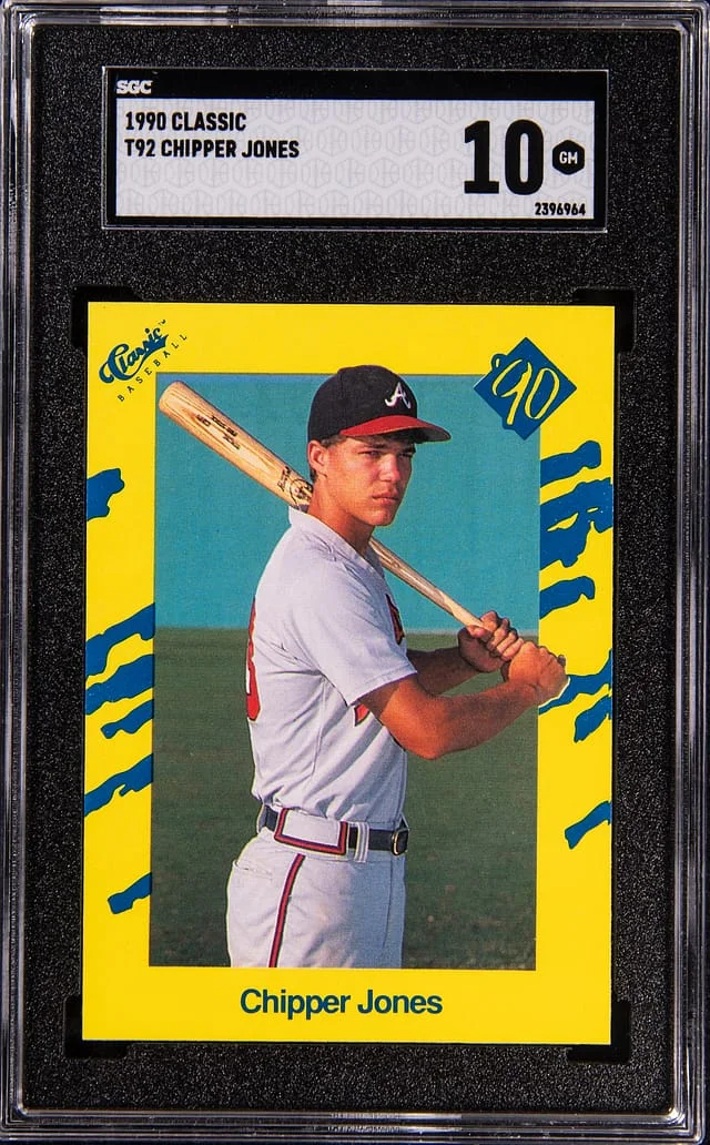 1990 Classic Chipper Jones #T92 card image