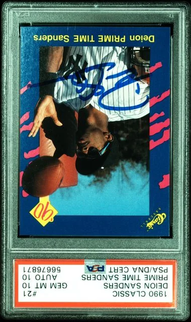 1990 Classic Deion Prime Time Sanders Deion Sanders #21 card image