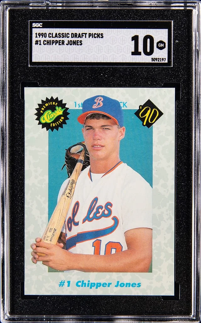 1990 Classic Draft Picks Chipper Jones #1 card image