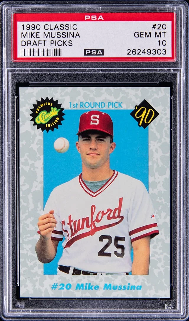 1990 Classic Draft Picks Mike Mussina #20 card image