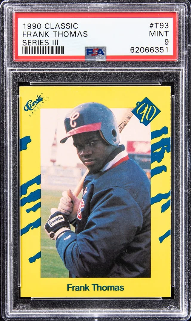 1990 Classic Series III Frank Thomas #T93 card image