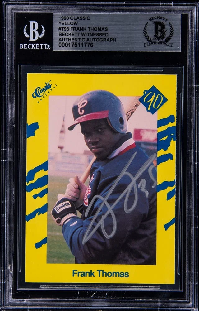 1990 Classic Yellow Frank Thomas #93T card image