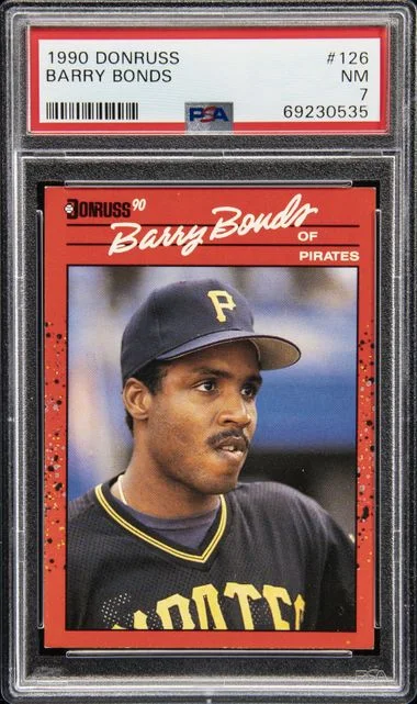 1990 Donruss Barry Bonds #126 card image