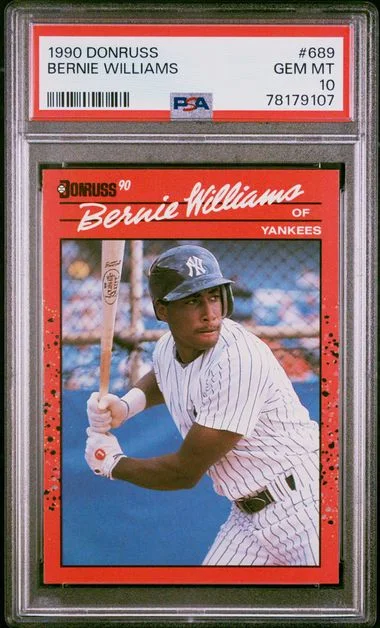 1990 Donruss Bernie Williams #689 card image