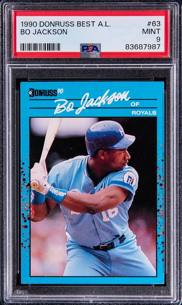 1990 Donruss Bo Jackson Best A.L. #63 card image
