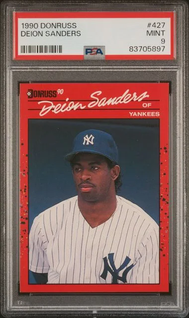 1990 Donruss Deion Sanders #427 card image