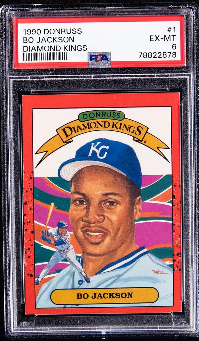 1990 Donruss Diamond Kings Bo Jackson #1 card image