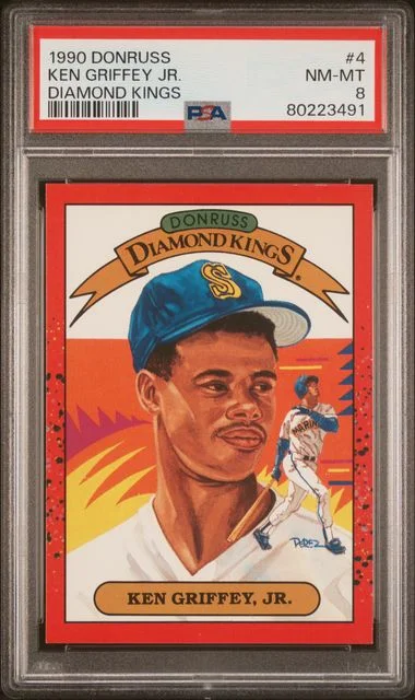1990 Donruss Diamond Kings Ken Griffey Jr. #4 card image