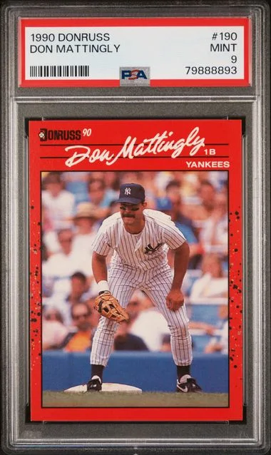 1990 Donruss Don Mattingly #190 card image