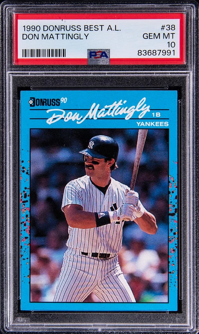 1990 Donruss Don Mattingly Best A.L. #38 card image