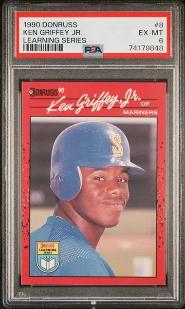 1990 Donruss Ken Griffey Jr. Learning Series #8 card image