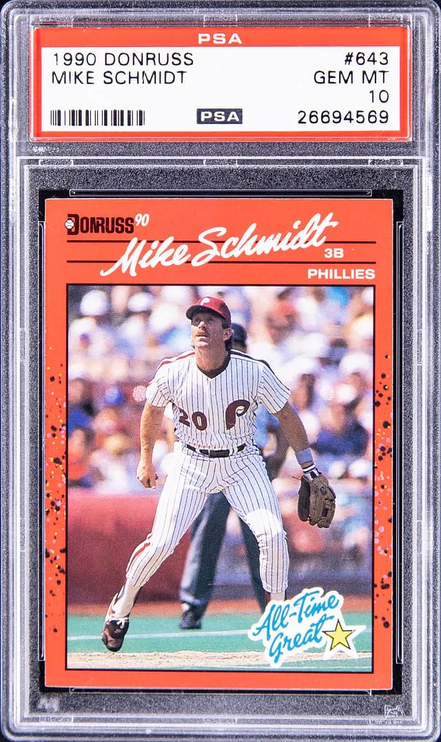 1990 Donruss Mike Schmidt #643 card image