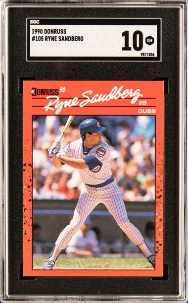 1990 Donruss Ryne Sandberg #105 card image