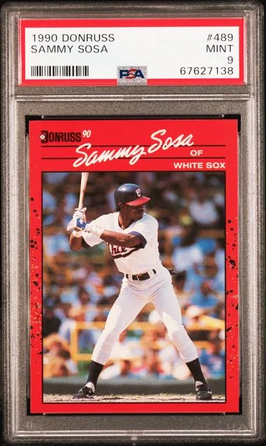 1990 Donruss Sammy Sosa #489 card image