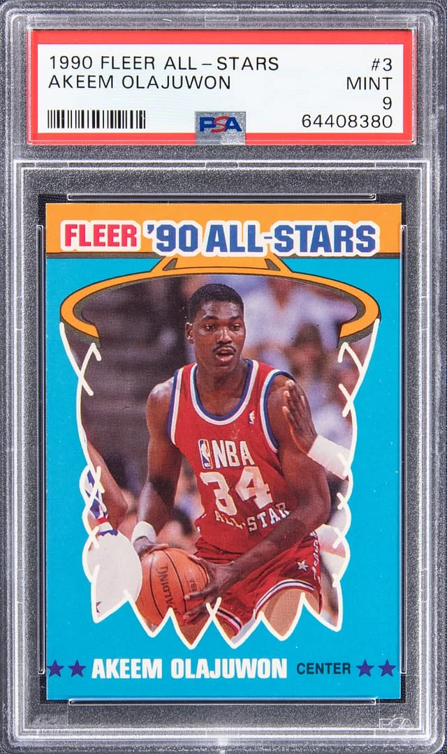 1990 Fleer Akeem Oljuwon All-Stars #3 card image