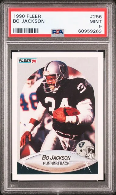 1990 Fleer Bo Jackson #256 card image