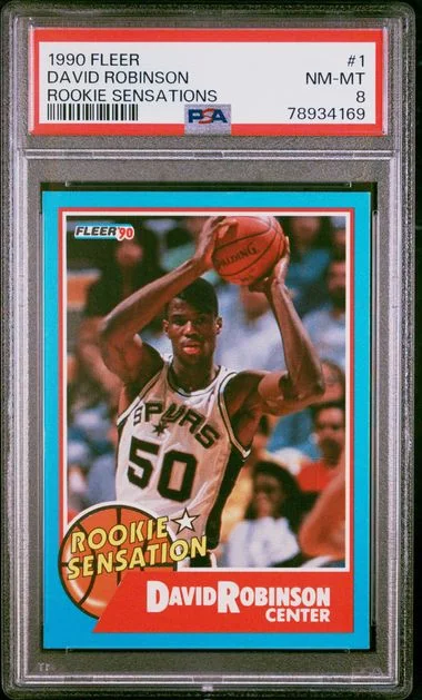1990 Fleer David Robinson Sensations #1 card image