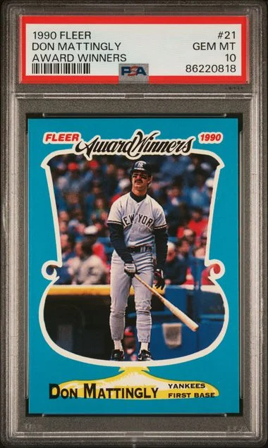 1990 Fleer Don Mattingly Award Winners #21 card image