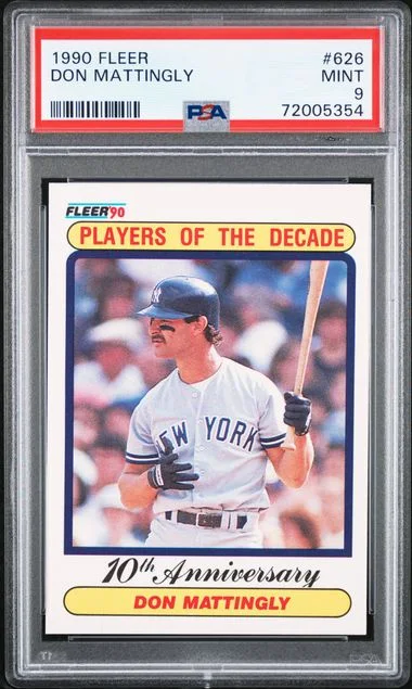 1990 Fleer Don Mattingly #626 card image