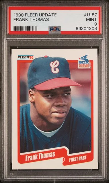 1990 Fleer Frank Thomas Update #U-87 card image