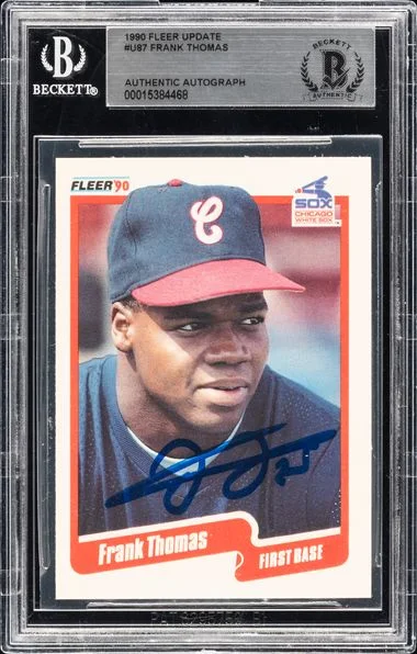 1990 Fleer Frank Thomas Update #U87 card image