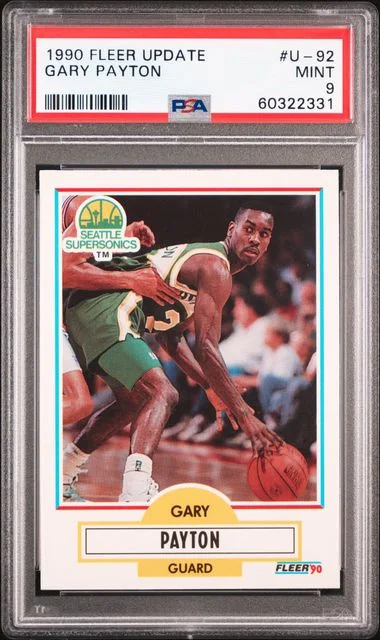 1990 Fleer Gary Payton Update #U-92 card image