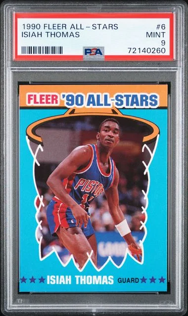 1990 Fleer Isiah Thomas All-Stars #6 card image