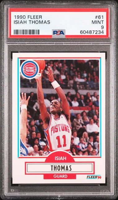 1990 Fleer Isiah Thomas #61 card image