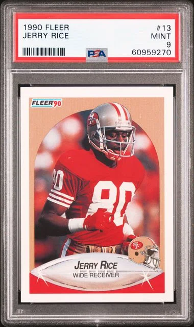 1990 Fleer Jerry Rice #13 card image